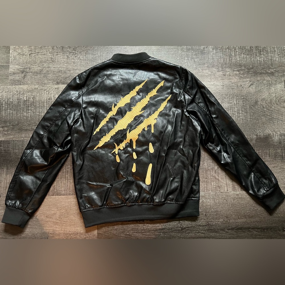 GXP 1999 Black Streetwear Demon Bomber Jacket, XL - Picture 2 of 6